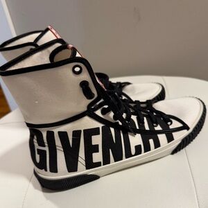 Givenchy Canvas High Top Sneakers
